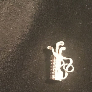 NEW~Sterling Silver Golf Bag Charm